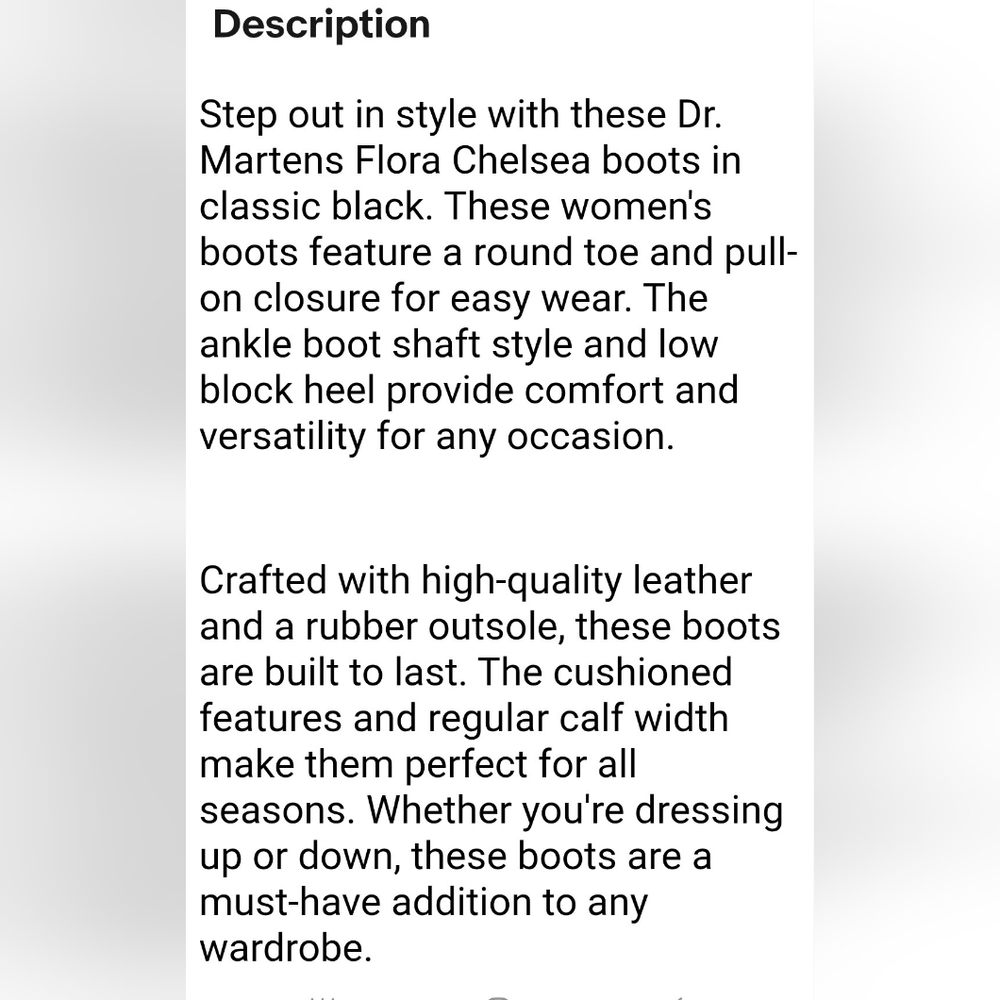 Dr. Martens Black Patent Chelsea Combat Boots - Picture 12 of 13